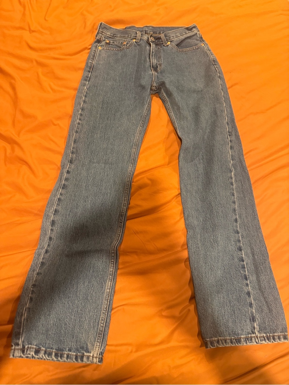 Levi's Men's Bootcut Jeans in Light Blue Wash
